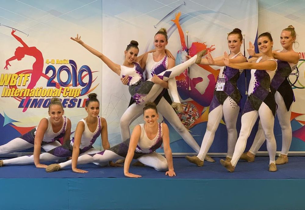 Twirling-Team beim WBTF International Cup 2019